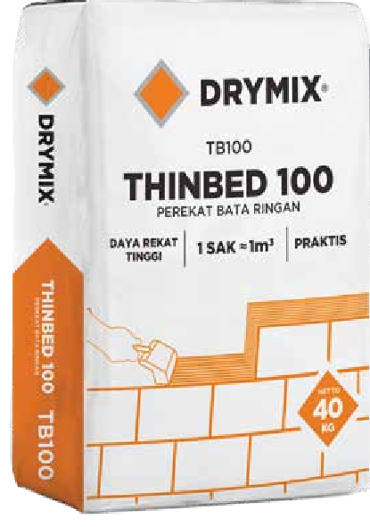 drymix tb 100 perekat bata ringan
