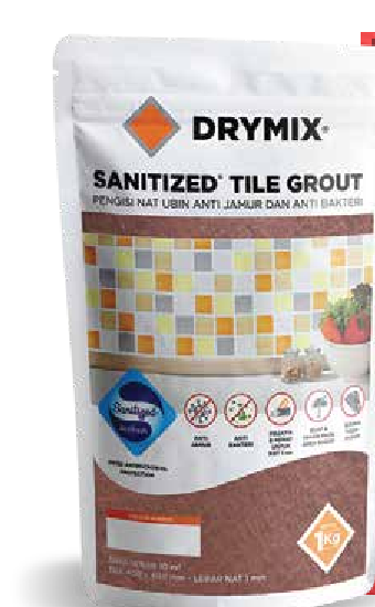 drymix sanitized tile grout