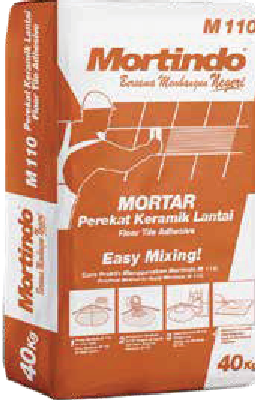 mortindo m 110 perekat ubin lantai