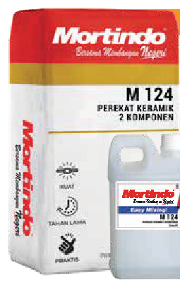 mortindo m 124 perekat keramik 2 komponen