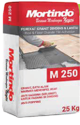 mortindo m 250 perekat keramik dinding dan lantai