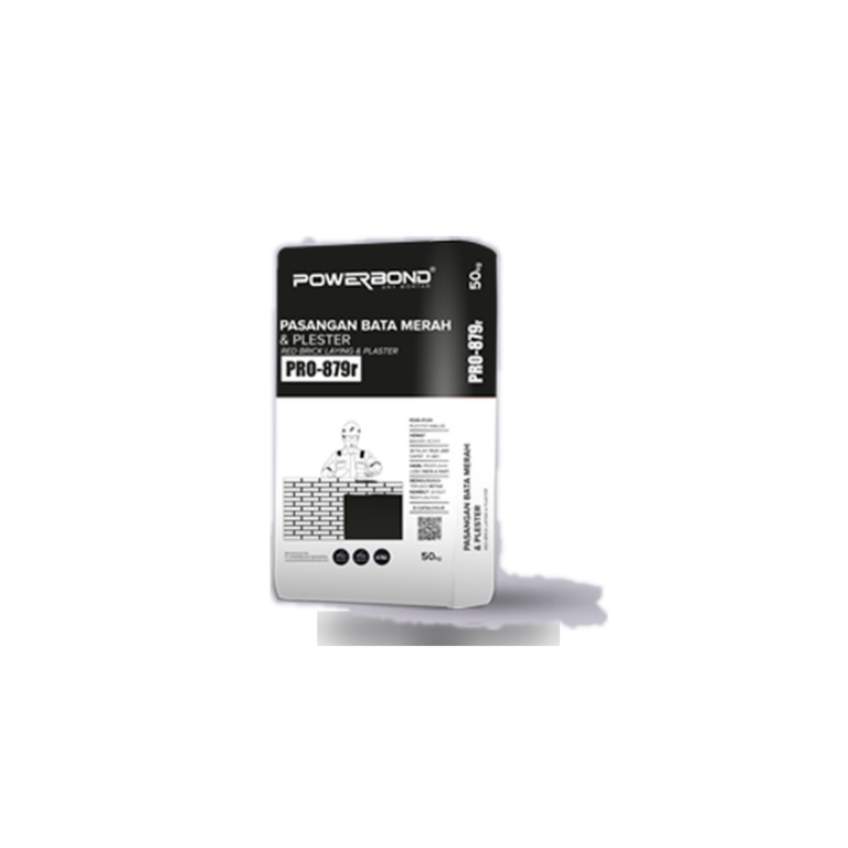 PRO-879R Pasang & Plester Bata Merah Powerbond 50 Kg